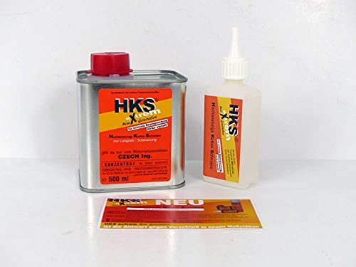 HKS Czech EXTREM Dose inkl.Aufträufler Kettenschmiere Kettenfett 500ml