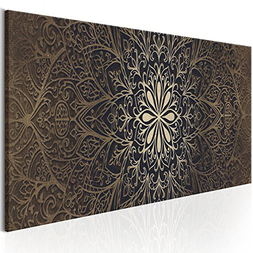 murando - Leinwandbild Orient Zen Indische, 150x50 cm, 1-teilig, Wohnzimmer | Hochwertige Leinwand, sofort aufhängbar, ideal fürs Wohn- oder Schlafzimmer, wasserfest und lichtecht, langlebig, stilvoll