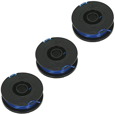 SPARES2GO 5m Line & Spool for Qualcast GT2826 Strimmer Trimmer (Pack of 3)