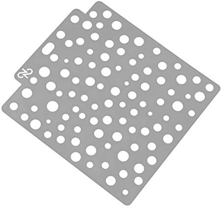 Supvox Punkte Schablone Weihnachten Zeichenschablonen Malschablonen Stanzschablone Stanzformen für DIY Album Scrapbooking Papier Karte Deko