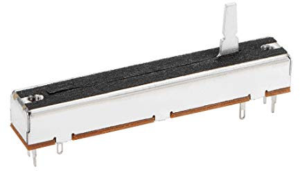 sourcing map 2St Fader Variable Widerstände Mischer Potentiometer Gerade Schiebe A503 50K Ohm Exponentielle Doppelpotentiometer zum Dimmen 73mm