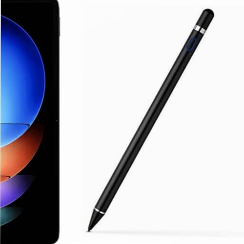 Stylus kapazitiver Stift aktiver Stift für Xiaomi Pad 6S Pro Mi Pad 6S Pro 12,4 Zoll 2023 MiPad6S MiPad 6S Pro Tablet Wiederaufladbar elektromagnetische Touch Screen Pen 4096 Pression (Schwarz)