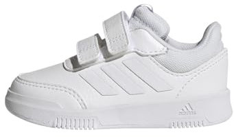 adidas Tensaur Hook And Loop Shoes, Zapatillas Unisex niños, Ftwr White Ftwr White Grey One, 27 EU