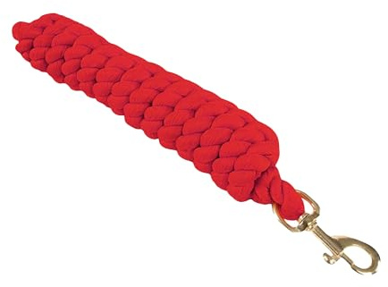 Shires Pferd Führstick Extra Lang (Einheitsgröße) (Rot)