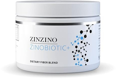 ZinZino Zinobiotic+ Ballaststoffe Pulver - Multi Ballaststoff Komplex - Flohsamenschalen & Guarkernmehl - Darmgesundheit - Blähbauch Loswerden - Immunsystem Stärken Erwachsene - Darmkur Blähbauch