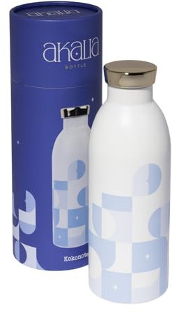 Kokonote: Bottiglia Termica Akalia | Borraccia termica 500 ml, Thermos con doppia parete in acciaio inox, Chiusura ermetica, BPA free | Akalia Collection