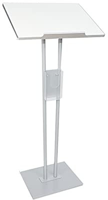 Höhenverstellbares Stehpult für Kirche, Restaurants, Hochzeiten, Büro und Klassenzimmer, tragbare Kirche, Rednerpult, Kanzel mit elegantem Design (Größe: )