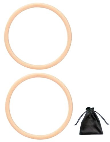 Fascia per rotula 2 pezzi da 2, 95 pollici ad alta compressione, fascia elastica in silicone per rotula, con borsa portaoggetti, fasce per ginocchia per basket, calcio, corsa, tendinite, tendinite