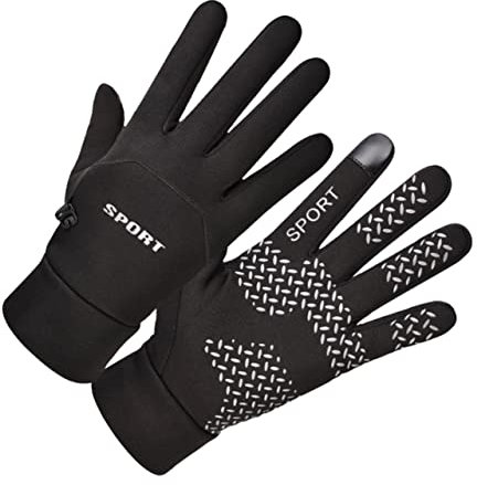 NIYANGLE Fahrradhandschuhe Für Herren Touchscreen-funktion Warme Winterhandschuhe Für Outdoor-aktivitäten Wie Klettern Und Wandern