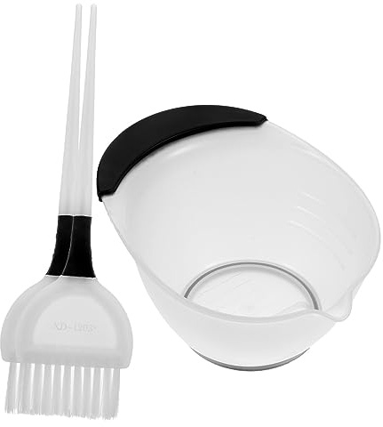 Beaupretty 1 Set Colorazione con Ciotola per Tinta Dei Facile Usare per Domestico e Salone Include Ciotola Bianca e Colorazione Colore Casuale