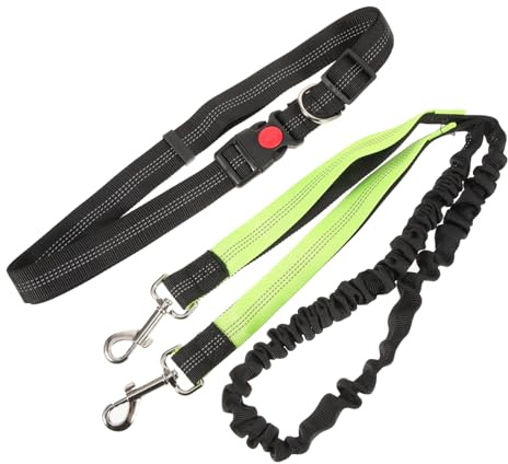 FONDOTIN Sports Traction Rope for Dog Leash Running Medium Dogs Outdoor Pet Walking Leash Waist Belt