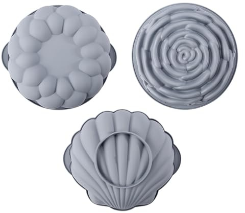 TSMORY Stampo per torte in silicone resistente alle alte temperature per mousse cilindriche a spirale al cioccolato Bakeware Creativo Dessert Stampo per torta in silicone