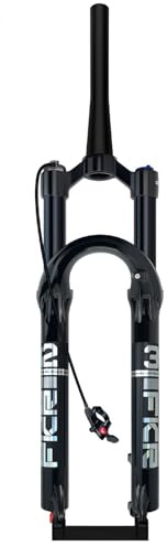 26/27,5/29 Zoll Mountainbike-Luftfedergabel mit einstellbarer Zugstufe, 1 1/8 gerades/konisches Standrohr, 9-mm-Schnellspanner, manueller/ferngesteuerter Lockout, ultraleichte Federgabel mit 120 mm