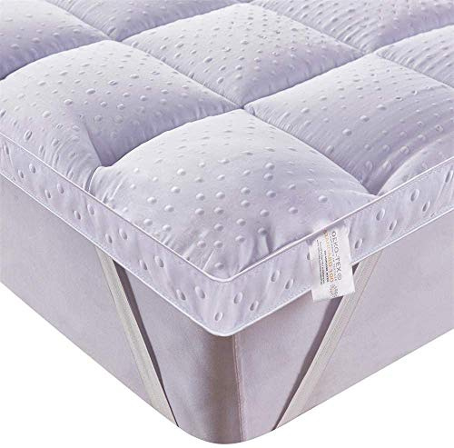 Bedecor - Cubrecolchón de Microfibra, Antideslizante, Apto también para Camas Boxspring y colchones de Agua (120 x 190/200 cm)