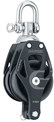 Harken 60 mm Element Douible Drehgelenk Block mit Becket