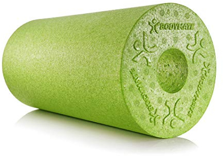 BODYMATE Foam Roller Standard Medio-Duro Lunghezza 30 cm Diametro 15 cm con ebook Gratuito - Foam Roller Professionale in Vari Colori e Misure
