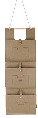 RAIKOU Wandorganizer Hängende Tasche Filz Hängeorganizer Hanging Storage Bag Hängende Kombination Multifunktionale Hängenden Tasche Wand Hängeorganizer Tür Organizer (3 Taschen, Beige)