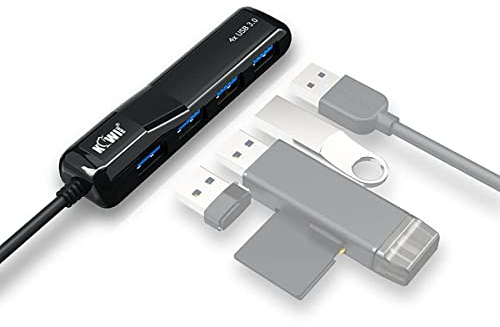 USB-Hub 3.0 tragbarer 4-Port-USB-Splitter, Multi-USB-Port-Expander, ultradünner USB-Adapter für MacBook Desktop (Stil 2, Typ C)