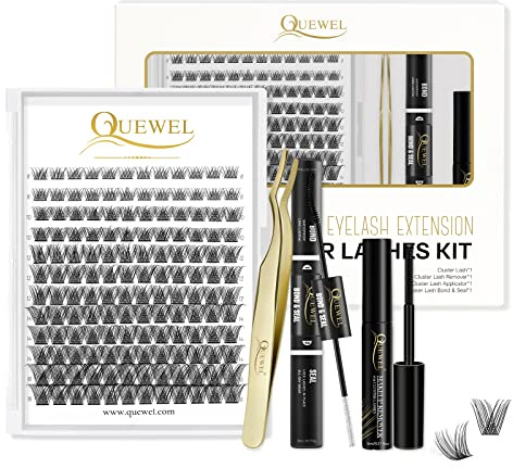 QUEWEL 144 Pcs DIY Wimpern-Extensions (QU-H-DH-02)