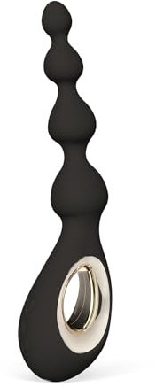 LELO SORAYA Beads Anal Vibrator mit Perlen und Bow-Motion-Technologie sowie 8 Vibrationsmustern, Anal Kugeln, Black