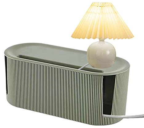 Joyivike Boîte de Gestion des câbles, Boîte Cache Câble, Boite Rangement Cable, Rangement Câbles, Cable Management Box, Boîte de Rangement pour Câbles Les Câbles, Garder Les Câbles Bien Rangés, Vert