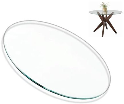 Tischplatte Aus Sicherheitsglas, Tischplatte Aus GehäRtetem Glas, Glasscheibe, Tischplatte GehäRtetes Glas, Tisch Glasplatte, Platte Glastisch, Transparent Rund, Glastisch Tischplatte Aus GehäRtetem (