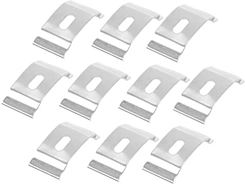 RORPOIR 10stücke Teiliges Metallhalterungen Für Lamellenvorhänge Vertikale Vorhangzubehörteile Stabile Befestigungsbrackets Für Jalousien Geeignet Für Büro Wohn Schlafzimmer
