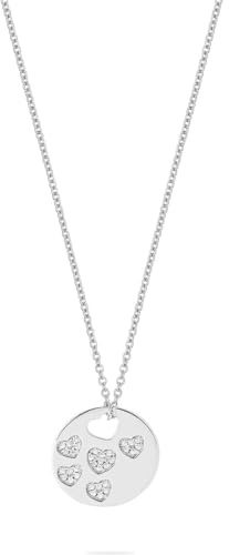 JETTE Damen-Kette 925er Silber, recycelt 33 Zirkonia
