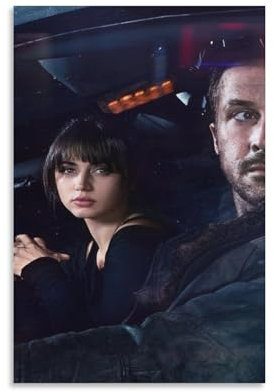 Voliko Filmposter Blade Runner 2049, Poster, Kunstdruck, Wandfoto, Malerei, Poster, Hängebild, Familiendekoration, 20 x 30 cm