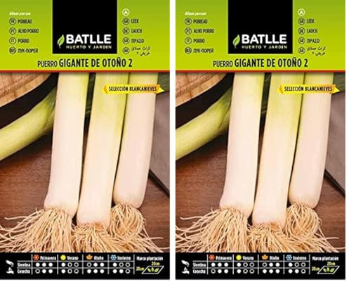 Semillas Batlle Puerro G. Otoño 2 BLANCANIEVES (Paquete de 2)