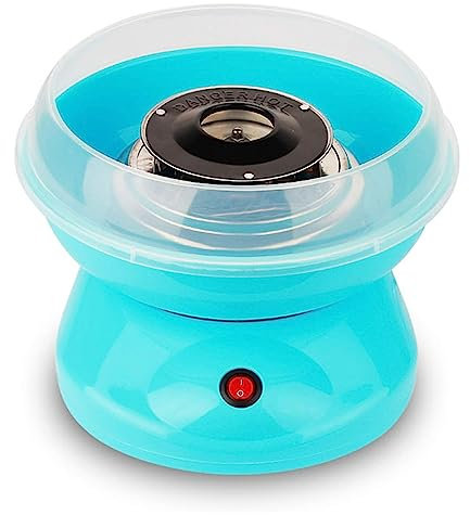 Cotton Candy Machine 500W Household Cotton Sugar Floss Maker for Kids Party Mini Sweet Gift in Blue Color
