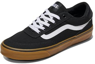 Vans Uomo Brooklyn LS Sneakers Black And Gum 42 EU