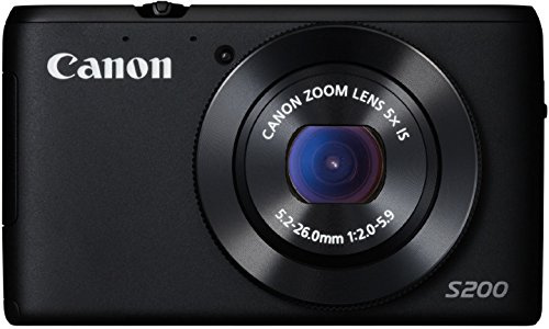 Canon Powershot S200 Camera (10.1 MP,5 x Optical Zoom) 3-Inch LCD (Renewed)