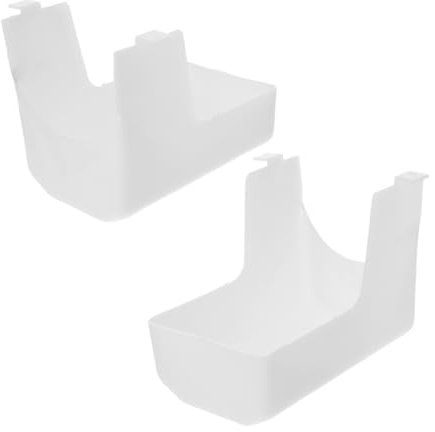 Gadpiparty 2pcs Modern Design Range Hood Lens Cover Replacement Light Cover Part for Vent Replacement