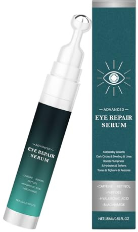 Roller Soin Des Yeux | Crème Roller Éclaircissante pour le Contour des Yeux pour Femmes 15ml - Soin de la Peau Apaisant Produits Beauté pour Hommes Quotidien et Nuit Blanche