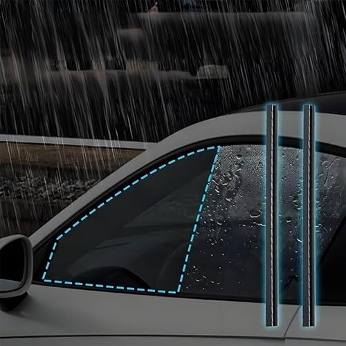 2 PCS Driver Side Wiper for Mazda 6 (II) Sportkombi, Passenger Side Wiper,Auto Side Window Wiper, Rubber Truck Window Glass Wiper