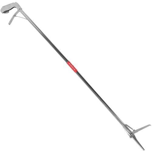 SHINEOFI Pince à Serpent Acier Inoxydable Clip de Capture Antidérapant Outil Multifonction Extérieur pour Attraper et Manipuler sans Blessure