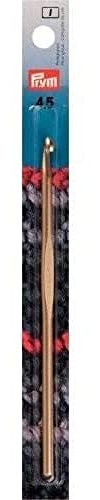 Prym Häkelnadeln ohne Griff ALU 14 cm 4,50 mm silberfarbig Woll-Häkelnadel, Aluminium, 4,5 mm