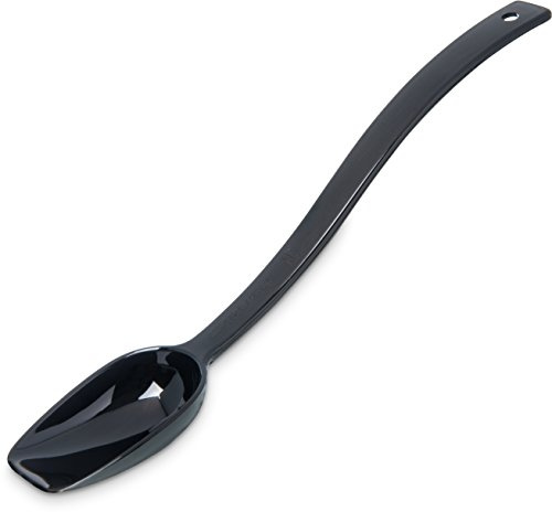 Carlisle 447003 Solid Buffet/ensalada cuchara para servir, 0.7 onzas, negro