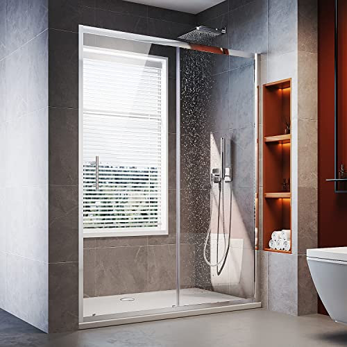ELEGANT 1200mm Sliding Shower Door Modern Bathroom Shower Enclosure Cubicles