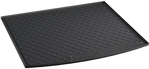 Rubbasol (Gummi) Kofferraumwanne kompatibel mit Volkswagen Touran 5T 2015- (Höhe Ladeboden), Schwarz