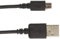 Kingfisher Technology - 90cm Black USB Charger Charging Power and Data Sync Cable Adaptor (22AWG) Compatible with Garmin Edge 1000 Bike Computer