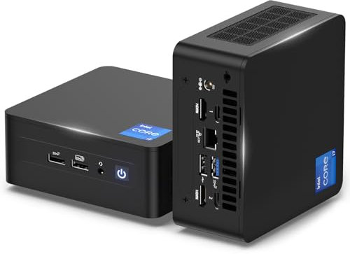 (ASUS NUC) Intel NUC 12 Pro Mini PC, Core i7-1260P (12C/16T, bis zu 4,7GHz), Wi-Fi 6E Netzwerk NUC Desktop PC Computer, 32 GB DDR4 Windows 11 Pro 1TB Mini Computer, 8K/WiFi 6E/BT 5.3/Thunderbolt 4