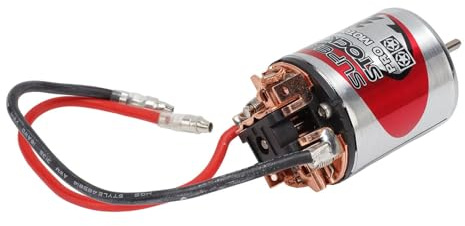 Alomejor Moteur brossé 540, Moteur brossé RC à Rotor Droit à Trois Fentes à Haute Torsion pour Voitures d'escalade RC (17T)