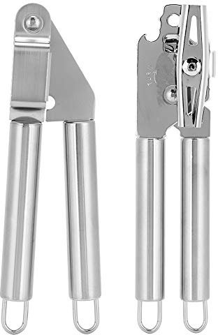 Miskall Crusher Garlic Mincer Set,No Need To Peel Garlic Mincer Tool for Fine Garlic, Detachable for Easy Cleansing,Household Multifunction Manual Can Opener