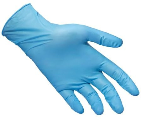 REFLEXX N69 300 1000 Guanti in nitrile AZZURRI - EXTRA STRONG 7 GRAMMI - VARIE TAGLIE OFFERTA - RESISTENZA CHIMICA X PULIZIE ANTI CONTAMINAZIONE (300 PEZZI, L)