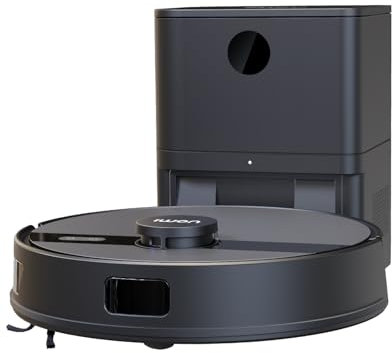 Imou Staubsauger Roboter RV1L Pro mit Auto Absaugstation 60 Tage Handfrei 3 in 1 Saugroboter mit Wischfunktion, Auto-Aufladen 4500 Pa,App, Lidar-Navigation, Hinderniserkennung