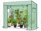 Sekey Serre en Film Plastique 200 x 170 x 77 cm, Petite Serre à tomates, Balcon, extérieur, Stable, résistante à l'hiver, perméable à l'air, Verte