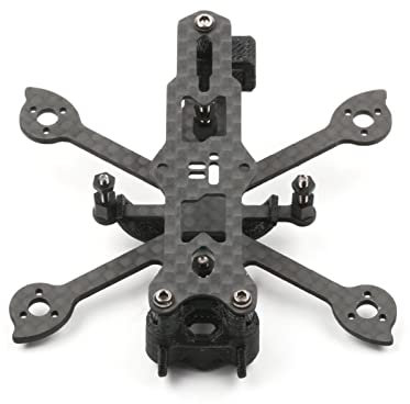 JAFYLO 63mm 73mm Kohlefaser 1S Nano FPV Drone Rahmen Kit RC FPV Racing Freestyle Micro Drohnen DIY Teile Quadcopter Rahmen Bausatz(73mm)