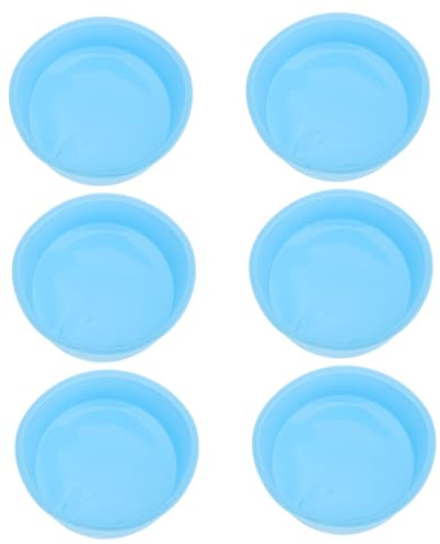 OFFSCH 6piezas Moldes De Silicona Para Tartas y Pasteles Unidades Compactos y Ecológicos Para Cocinas y Restaurantes